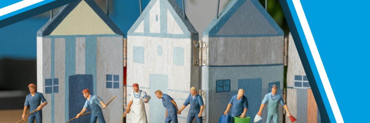 Alanya miniatuursed majad on hooldatud, esindades puhkemajade hooldust ja külalislahket õhkkonda.
