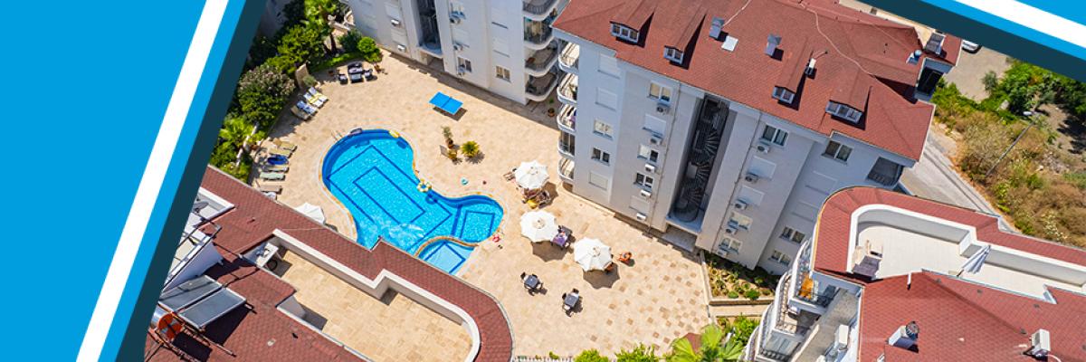 Alanya feriehuse med pool tilbyder en afslappende middelhavslivsstil i Tyrkiet.