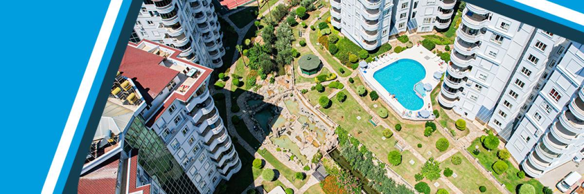 Alanya holiday homes offer pools, gardens, and tennis courts for a relaxing Turkish vacation.